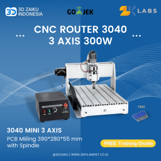 CNC Router 3040 Mini Mesin CNC PCB Milling 390x280x55 mm with Spindle
